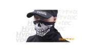 Baclava tour de cou thermoactif impression skull noir