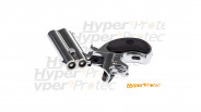 Pistolet airsoft Derringer mod GNB silver à gaz - cal. 6mm