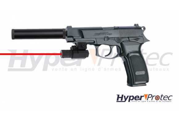 Pack Bersa Thunder 9 Pro culasse fixe CO2 à billes d'aciers