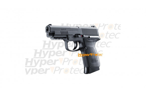Pistolet CO2 HPP culasse métal et mobile à billes acier 4.5 mm