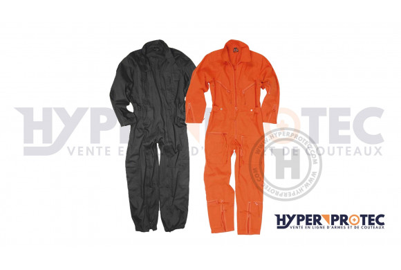 Combinaison noire ou orange de groupe intervention GIGN