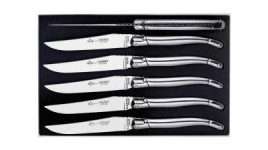 Coffret cadeau Laguiole plein manche guilloché