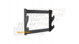 Support noir pour katana à fixer au mur - 2 places