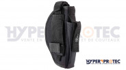 Holster de ceinture noir cordura pour port arme