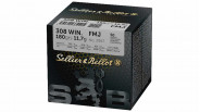 Boite de 50 cartouches Sellier Bellot calibre 308 FMJ 180gr. 