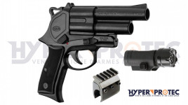 Pistolet de défense Gomm Cogne GC54 Cal. 12 50 Double canon - Pack Tactical
