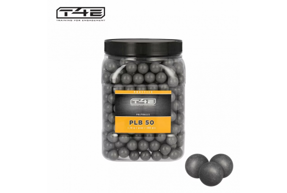 500 Balles caoutchouc T4E Cal.50 PLB Polyballs