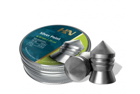 Plomb 6.35 mm H&N Sport Silver Point