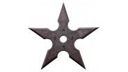 Shuriken à 5 branches 11cm coloris gris