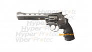 Pack Revolver Dan Wesson chromé 6 pouces - billes acier 4.5 mm