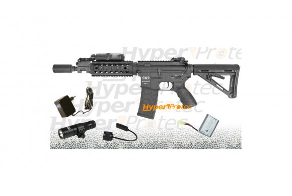 BW15 CQB King Arms avec lampe batterie chargeur - 510 fps