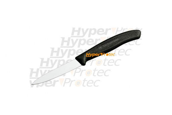 Couteau office Victorinox lame 8 cm Manche noir