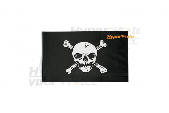 Drapeau Pavillon de Pirates Jolly Roger 90 x 150 cm