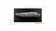 Couteau Laguiole G.David alu décor chasse - 12 cm