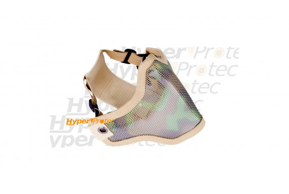 Stalker masque nez et bouche Desert camouflage avec grillage