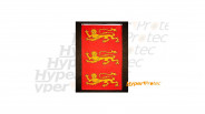 Drapeau Normand Richard Coeur de lion rouge et jaune léopards