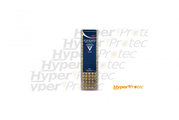 Boite de 100 cartouches CCI 22LR standard velocity Lead Round Nose LRN