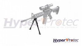 Bipied pliable et réglable en hauteur